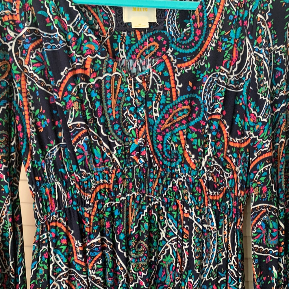 NWT MAEVE by Anthropologie Dress Navy / Marin